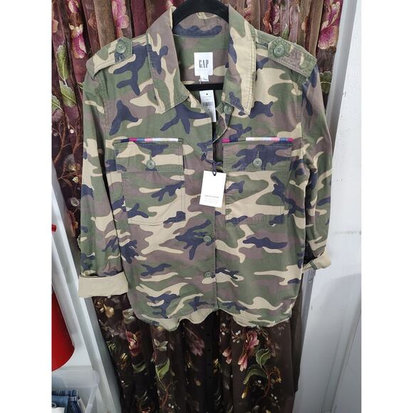 Gap Camo Jacket Limited Edition Large New With Tags $98 - Picture 5 of 15